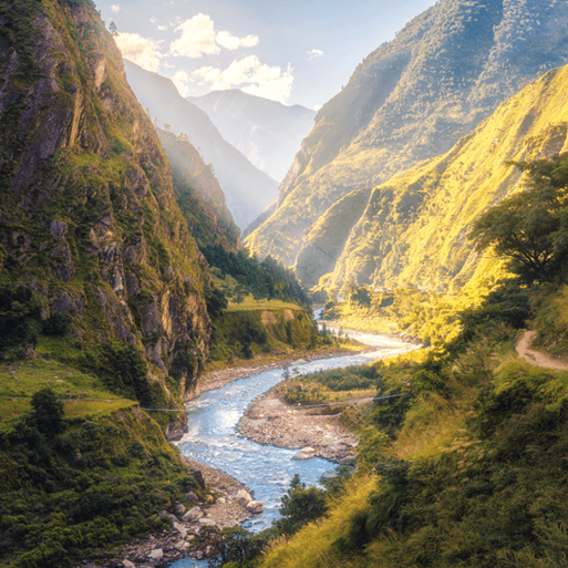 Misty Mountain, Winding River